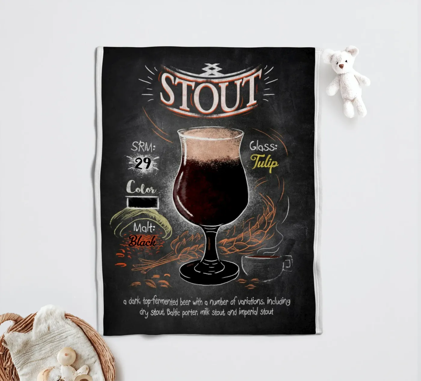 stout fleecedeken van Danielshop