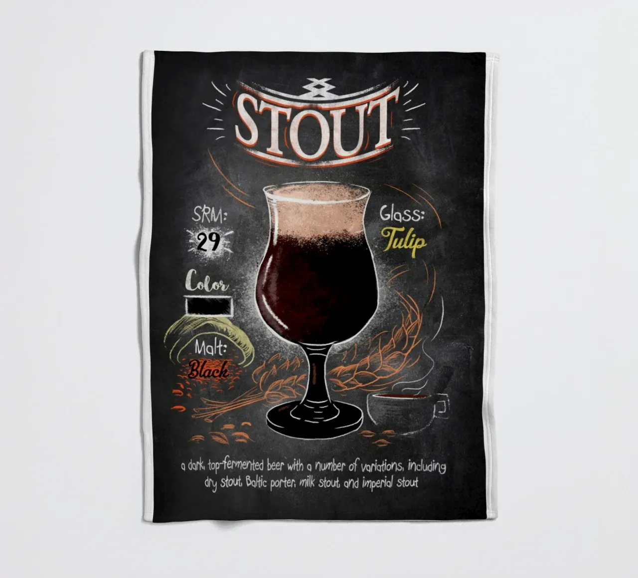 stout coperta in pile da Danielshop