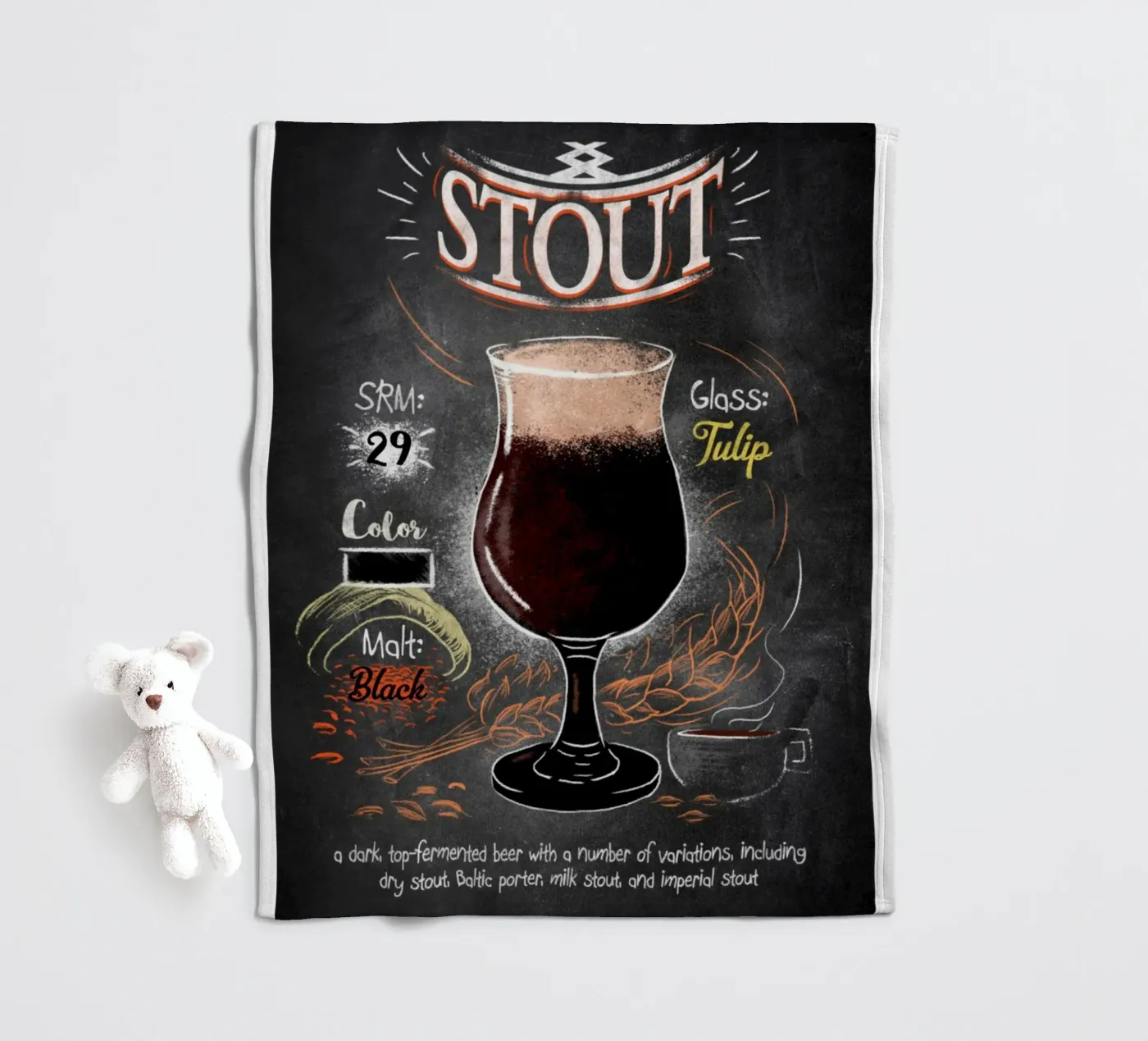 stout fleecedeken van Danielshop