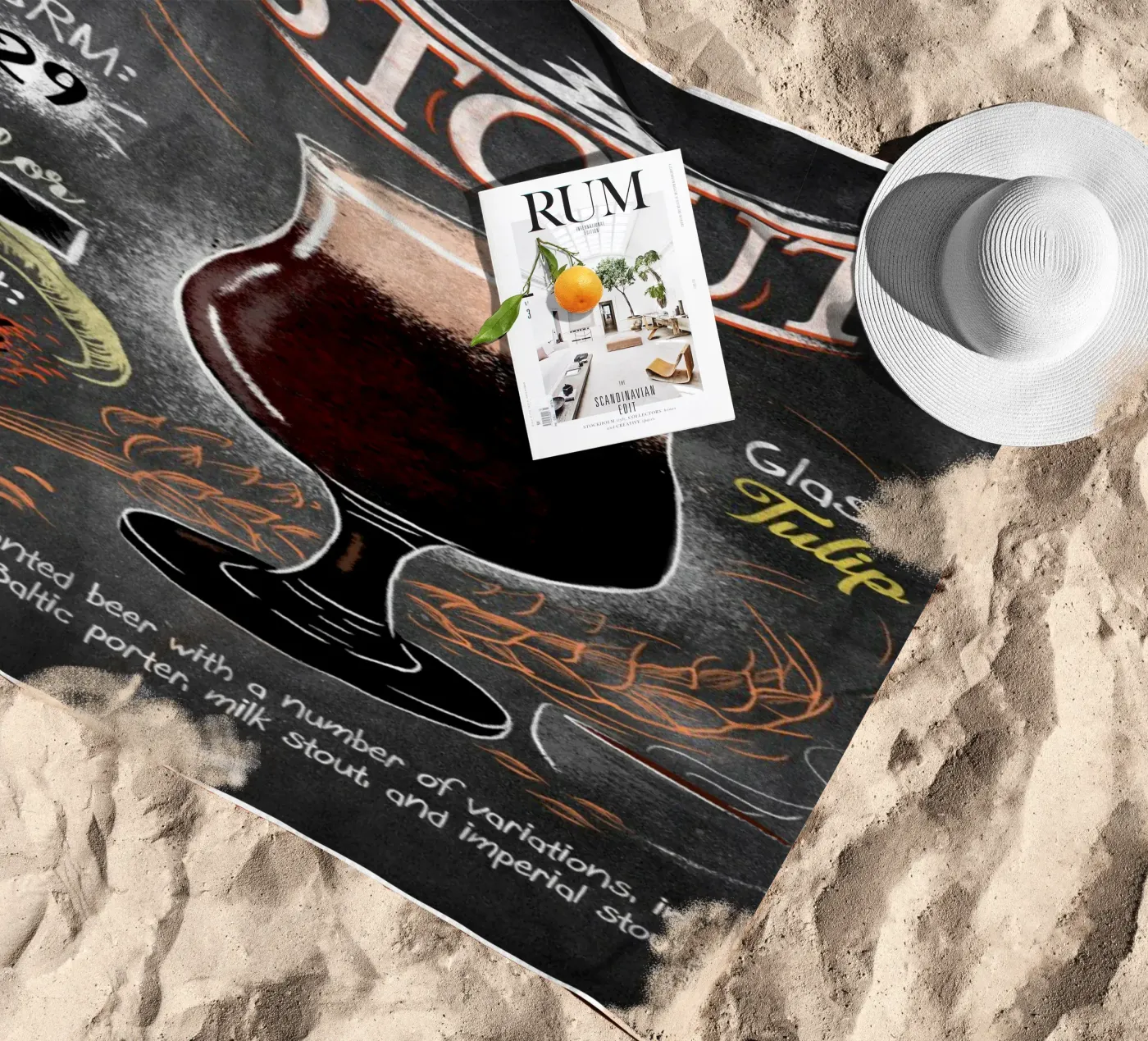 stout beach towel by Danielshop