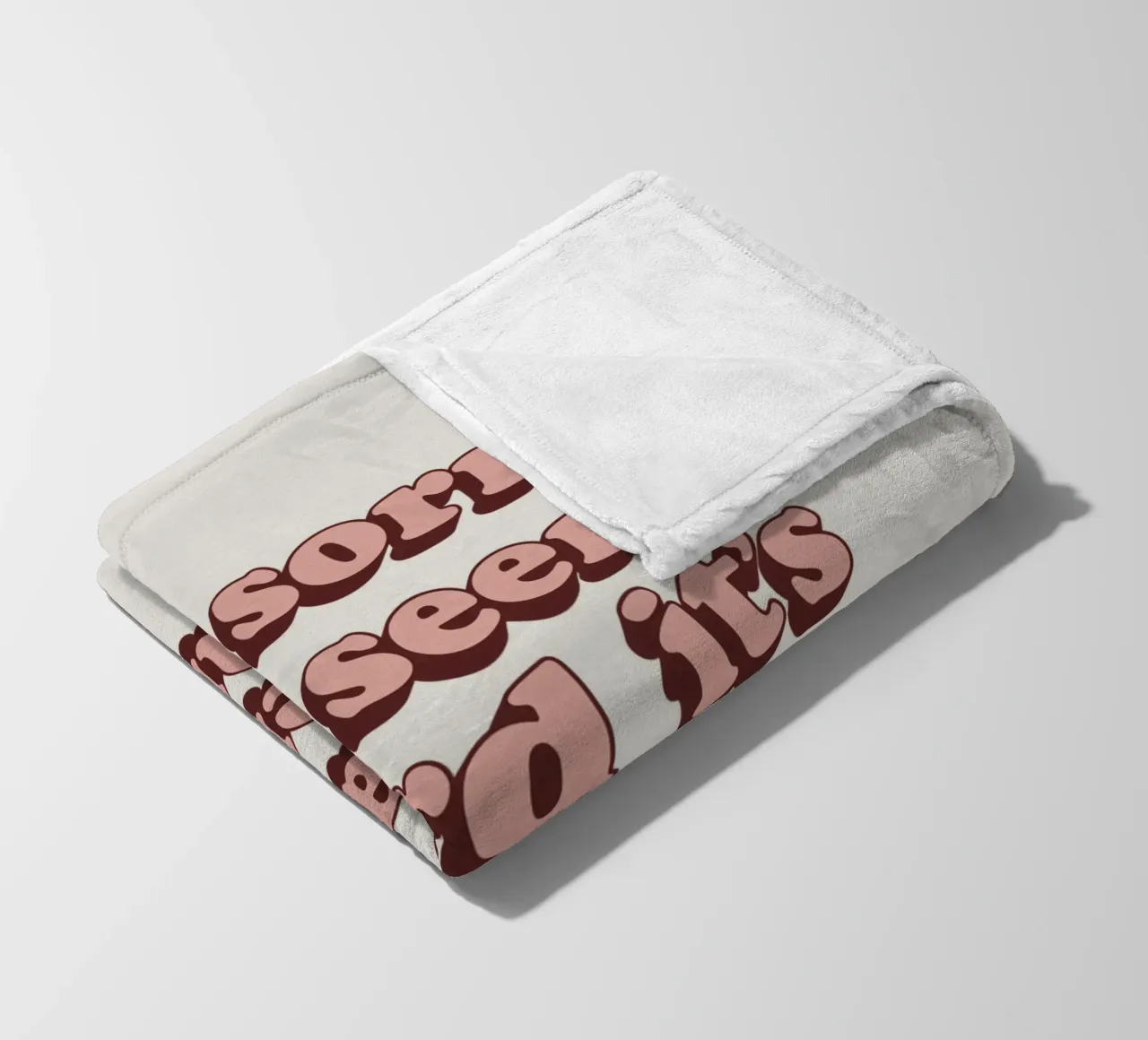 Es tut mir leid, wenn ich seltsam erscheine, denn ich bin wirklich gedruckt Fleecedecke von THE MOTIVATED TYPE