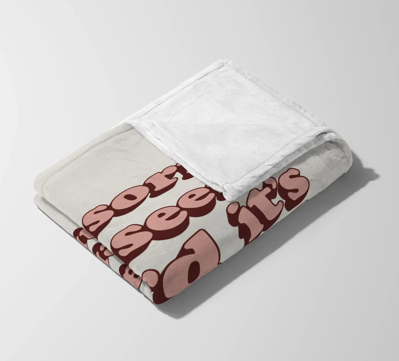 Mi dispiace se sembro strana, è perché sono letteralmente una stampa coperta in pile da THE MOTIVATED TYPE