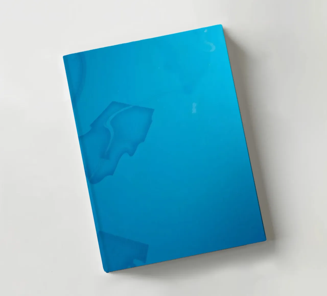 calming blue tones and soothing fluid design elements notebook by DesignDoodle