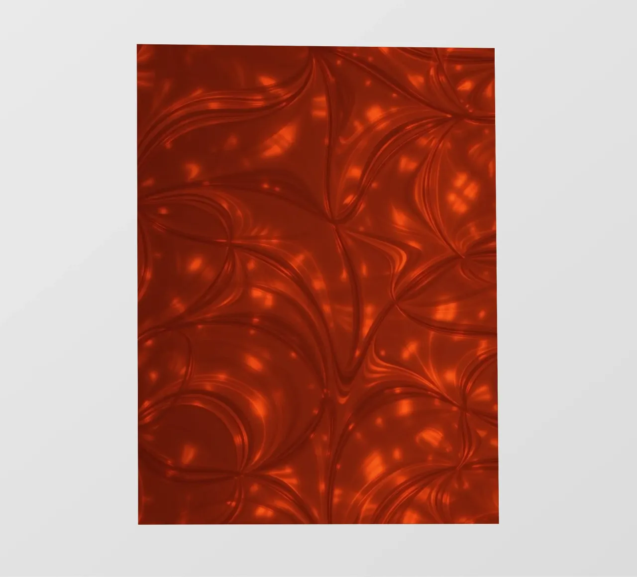 Vibrant abstract red pattern with luminous highlights backlit film by DesignDoodle