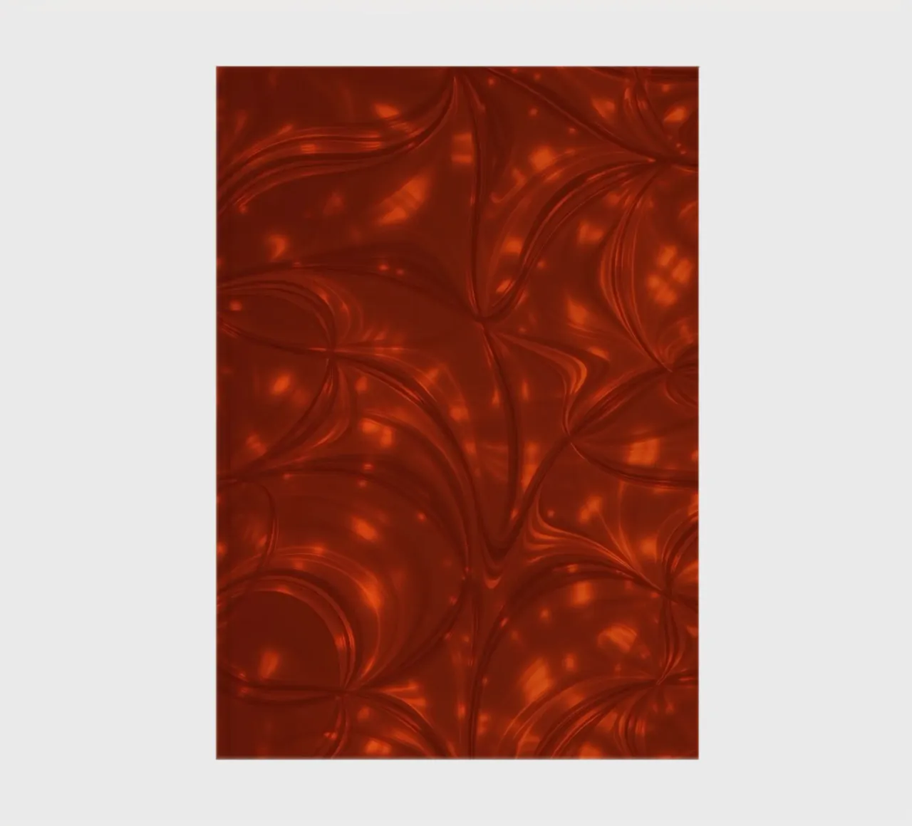 Vibrant abstract red pattern with luminous highlights notebook by DesignDoodle