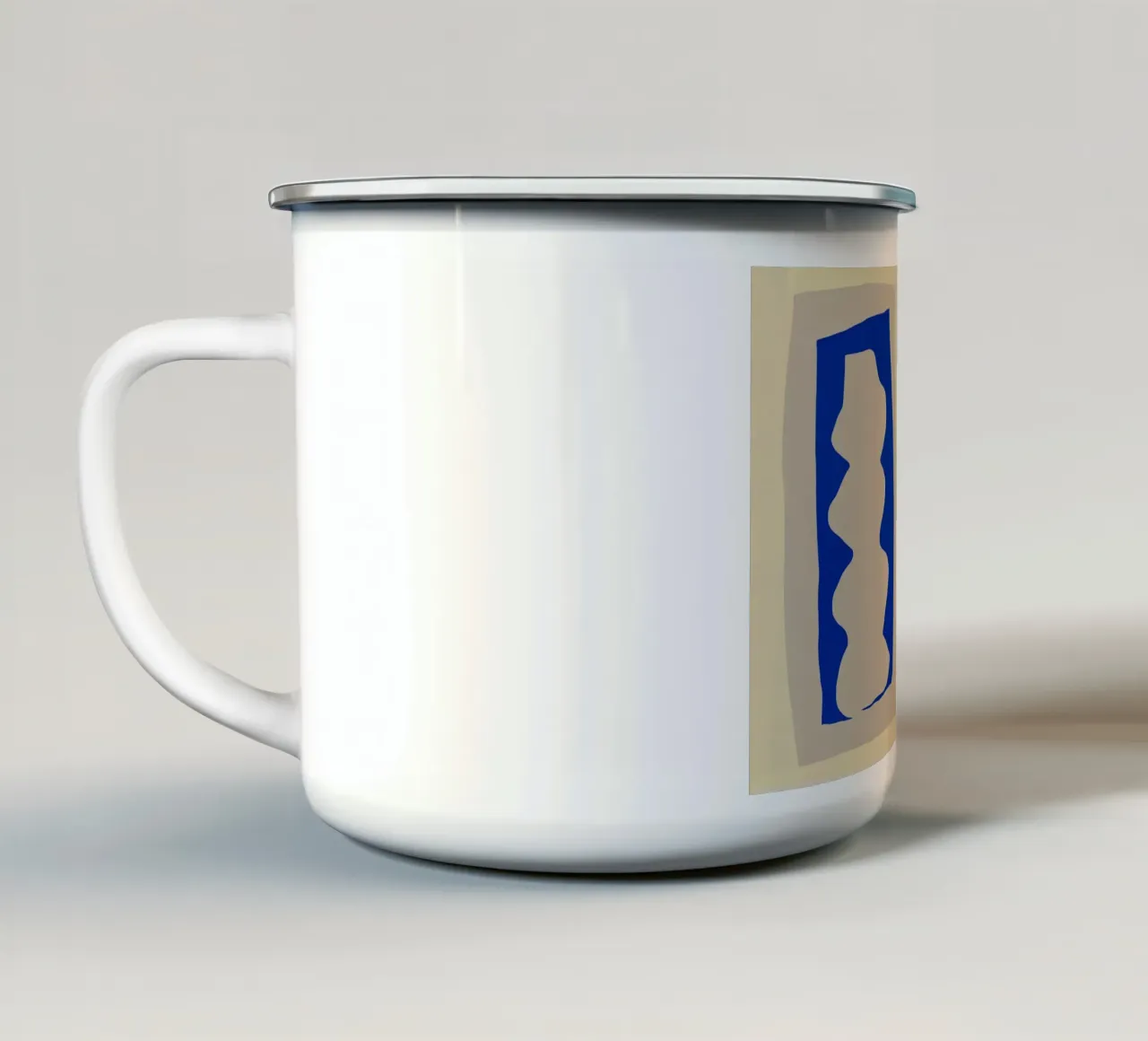 Ritaglio dopo di matisse tazza in smalto da Little Dean