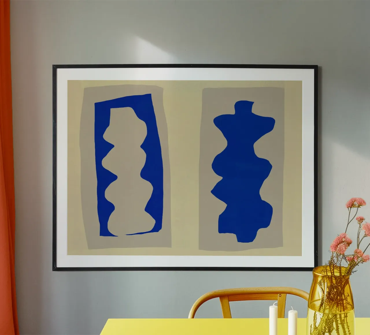 Ritaglio dopo di matisse poster con telaio in plastica da Little Dean