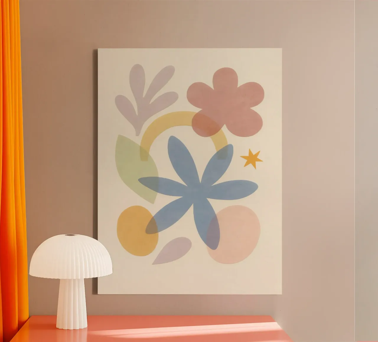 Lovely Pattern Play No 01 tela da treechild