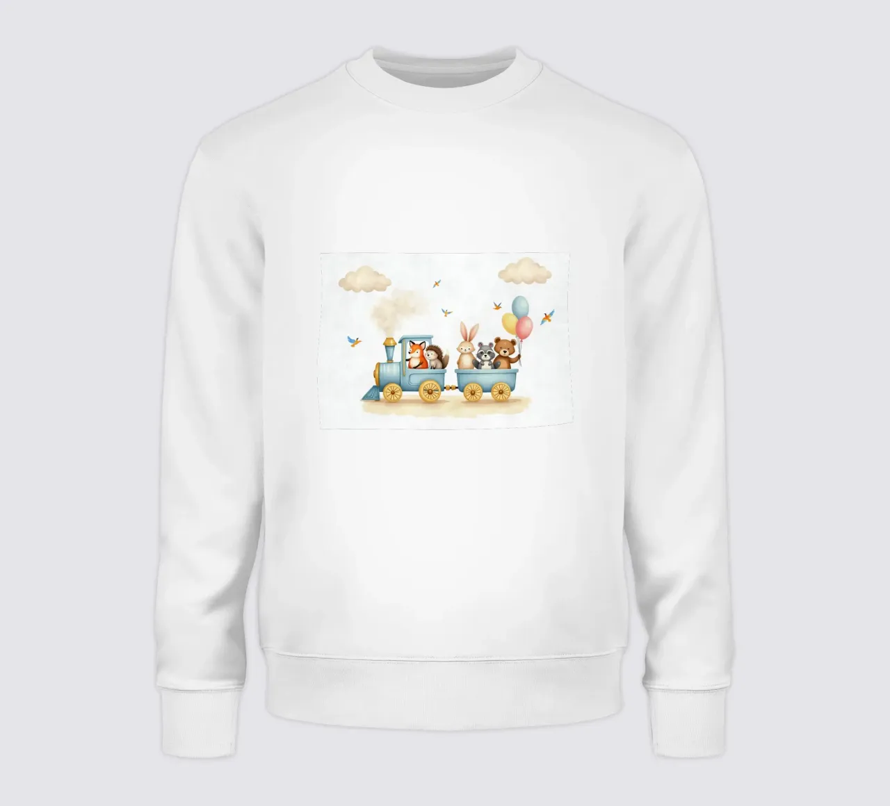 Avventura su rotaie felpa da Doodle Dreams Art