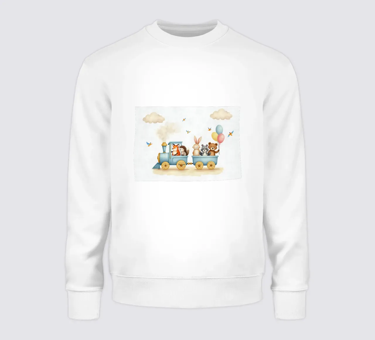 Avventura su rotaie felpa da Doodle Dreams Art