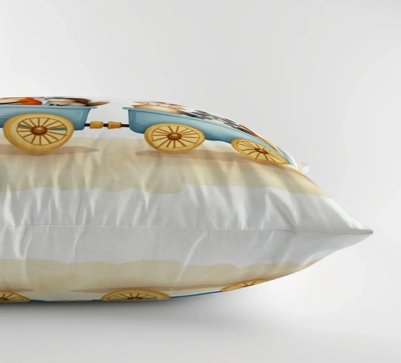 Avventura su rotaie cuscino da Doodle Dreams Art