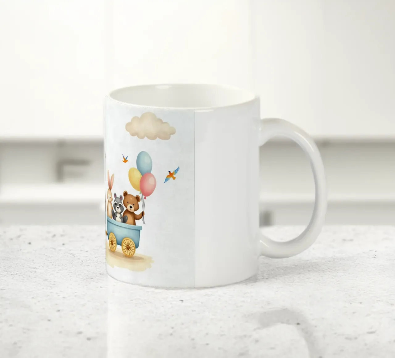 Avventura su rotaie tazza in ceramica da Doodle Dreams Art