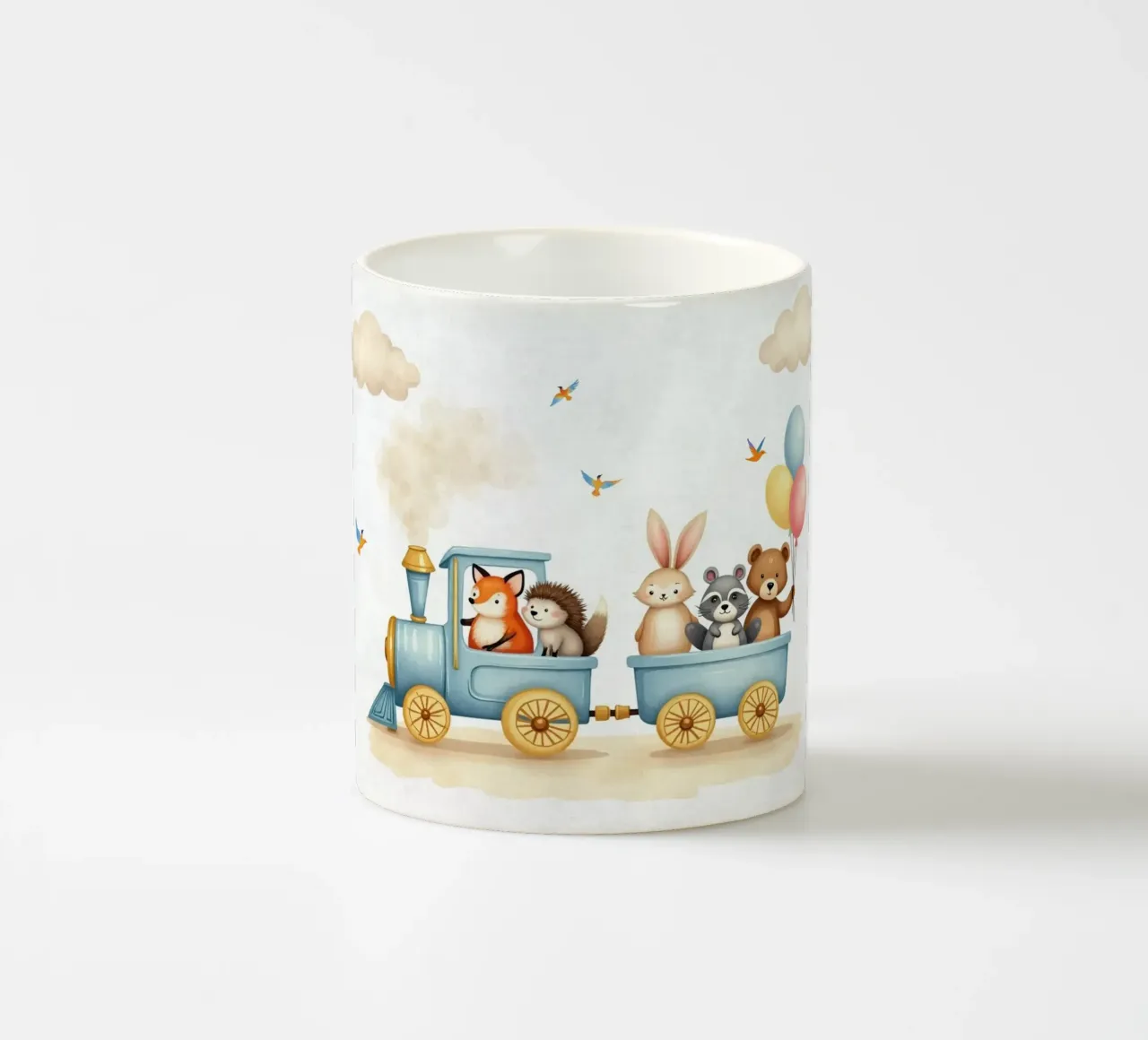 Avventura su rotaie tazza in ceramica da Doodle Dreams Art
