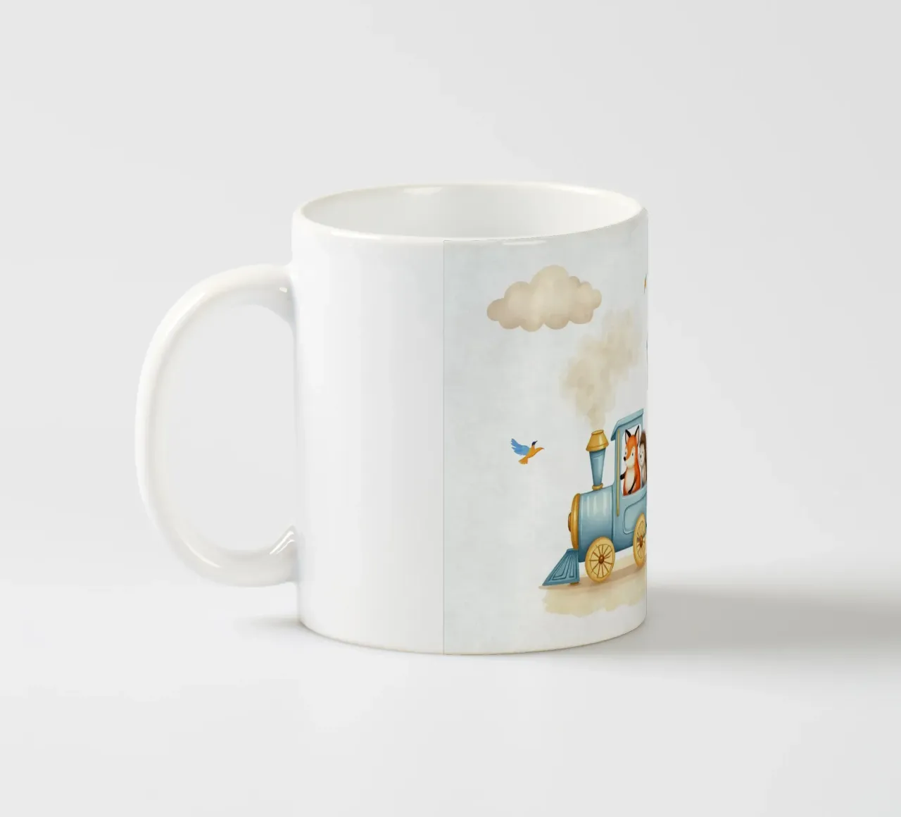 Avventura su rotaie tazza in ceramica da Doodle Dreams Art