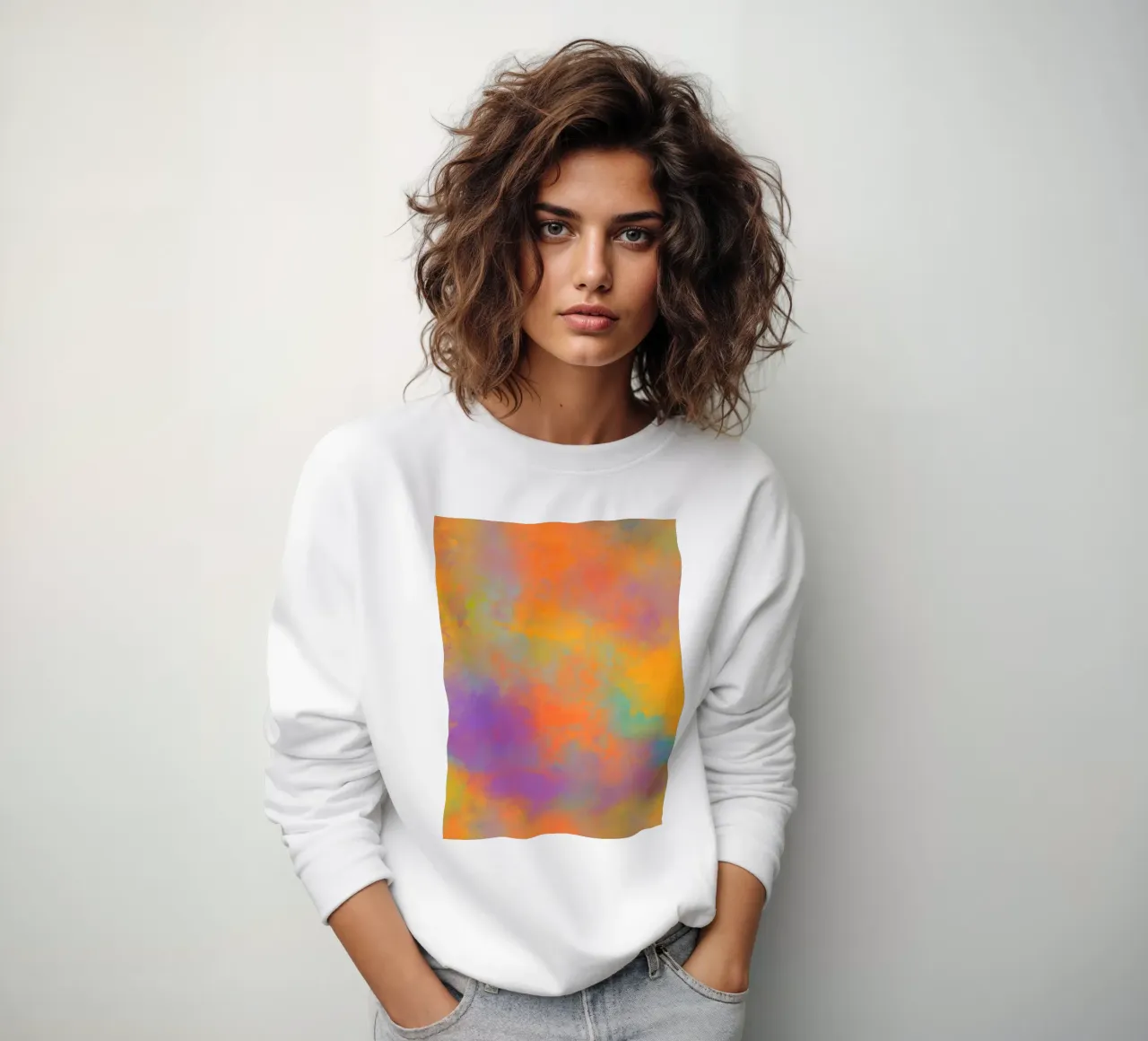 Abstrakte Farbfreude - Dynamic felpa da Petra Lang