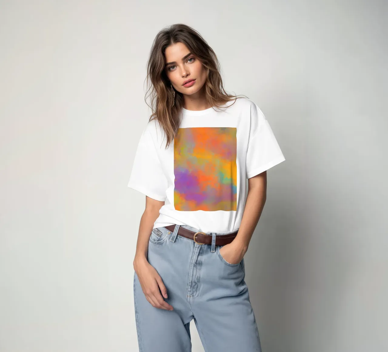 Abstrakte Farbfreude - Dynamic t-shirt da Petra Lang