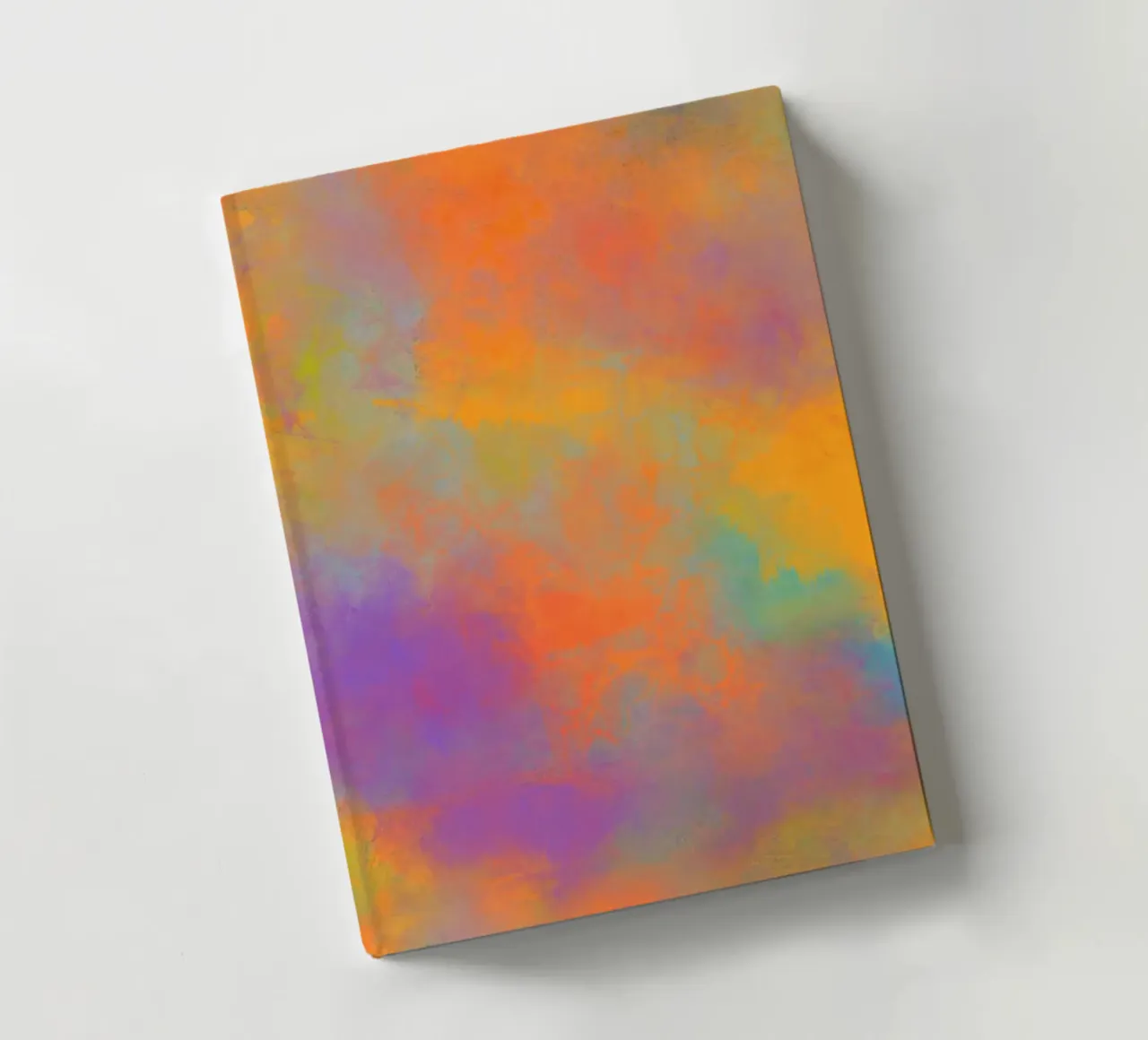 Abstrakte Farbfreude - Dynamic Notizbuch von Petra Lang