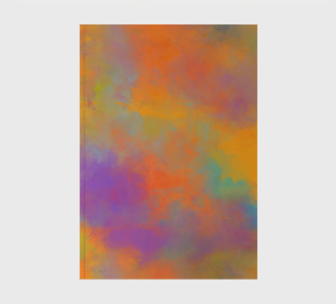 Abstrakte Farbfreude - Dynamic Notizbuch von Petra Lang