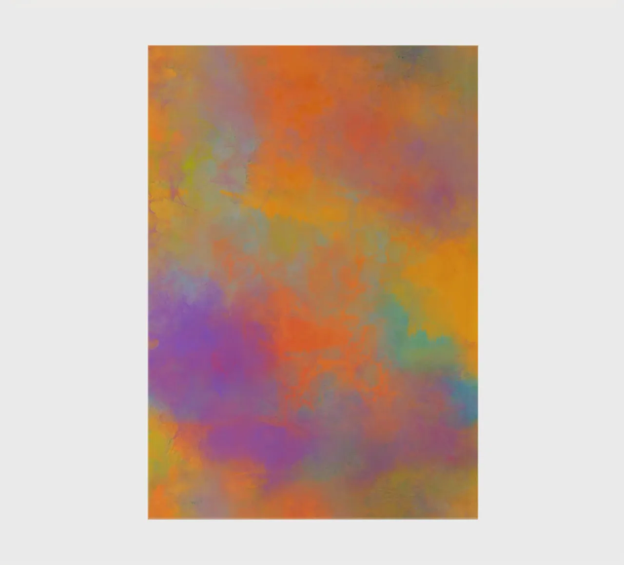 Abstrakte Farbfreude - Dynamic Notizbuch von Petra Lang