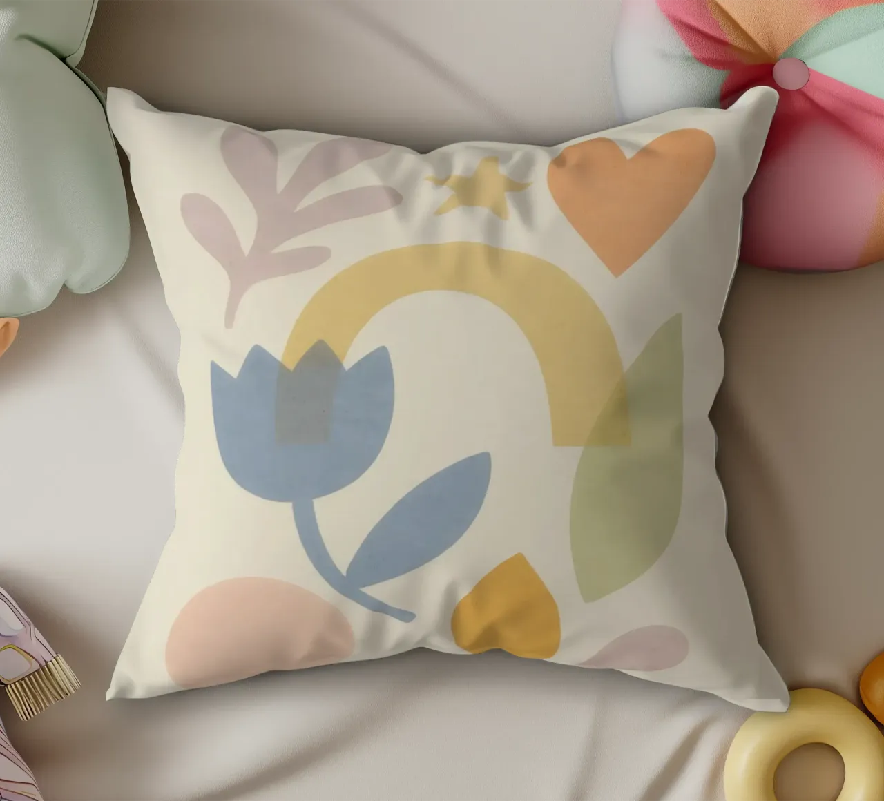 Lovely Pattern Play No 03 cuscino da treechild