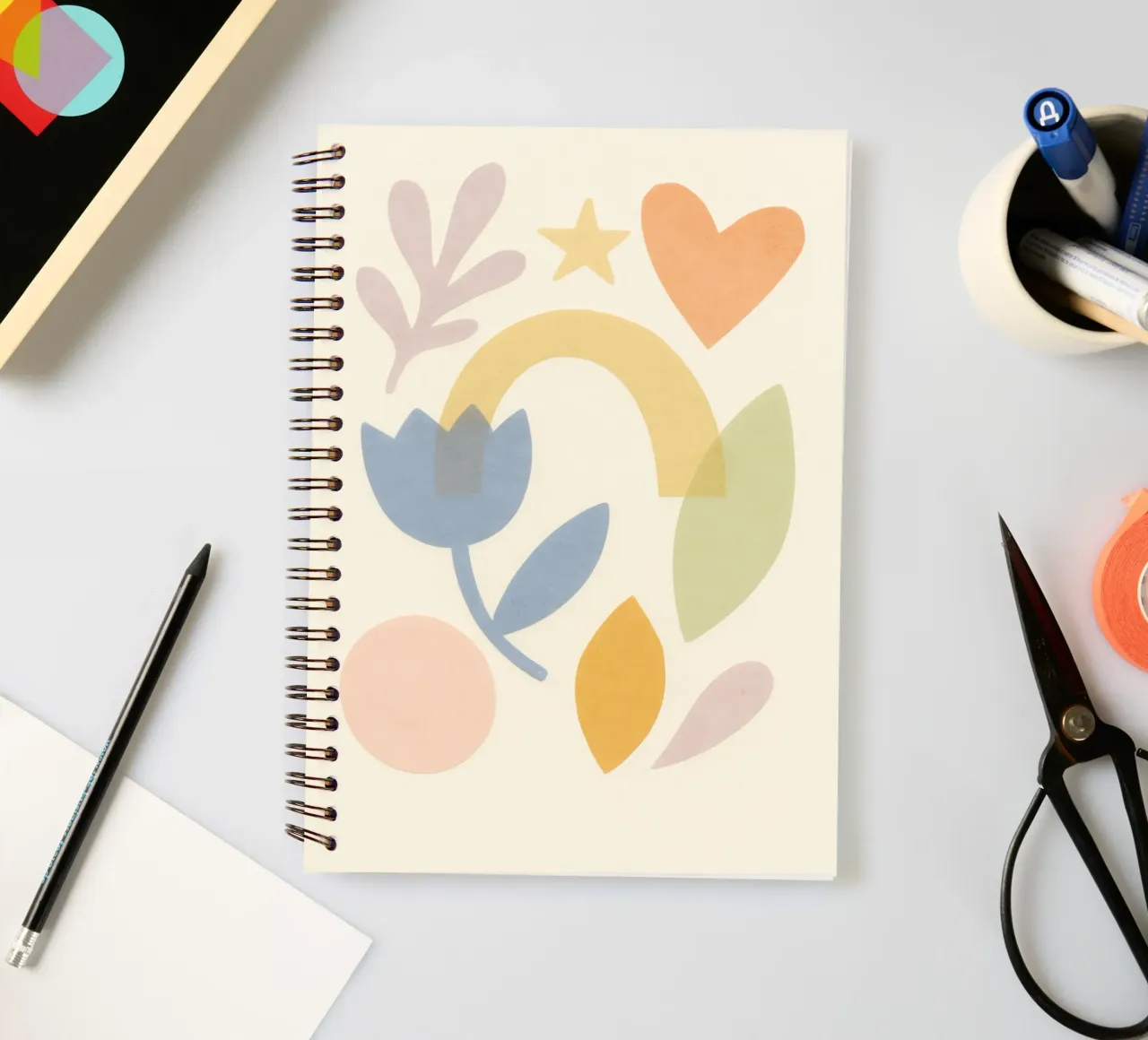 Lovely Pattern Play No 03 diario ad anelli da treechild