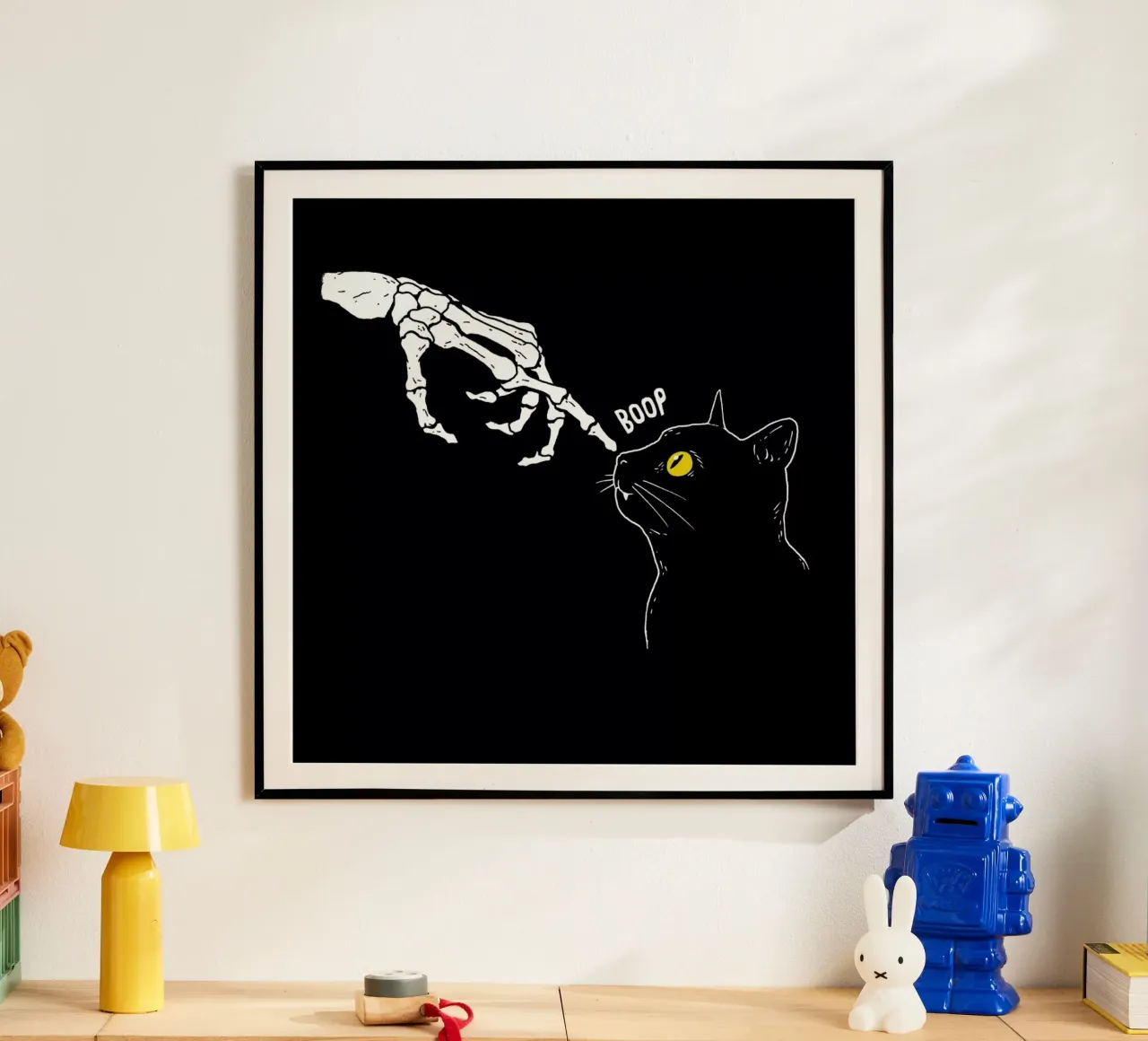 Spooky Boop poster con telaio in plastica da DinoMike