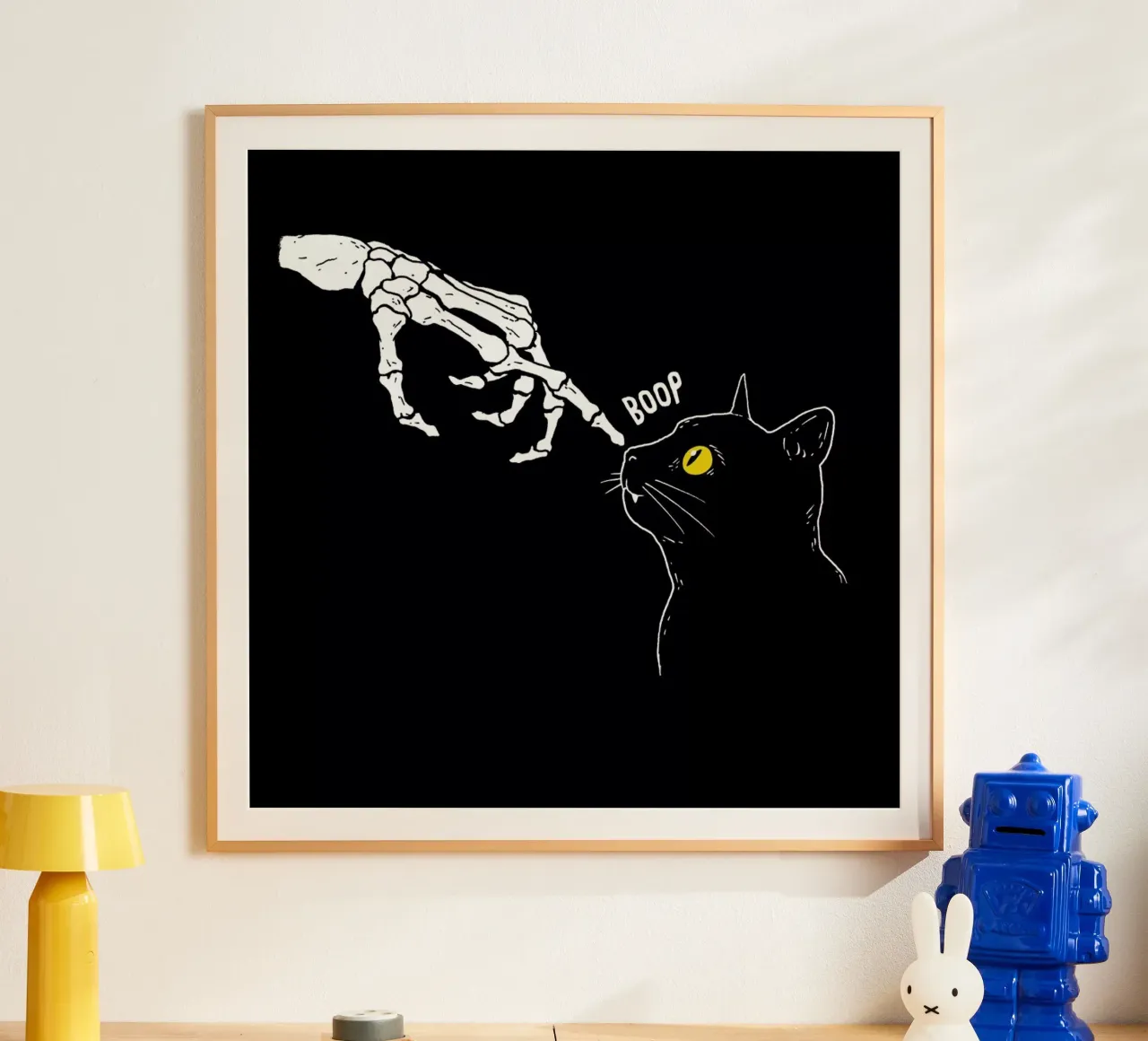 Spooky Boop poster con telaio in plastica da DinoMike