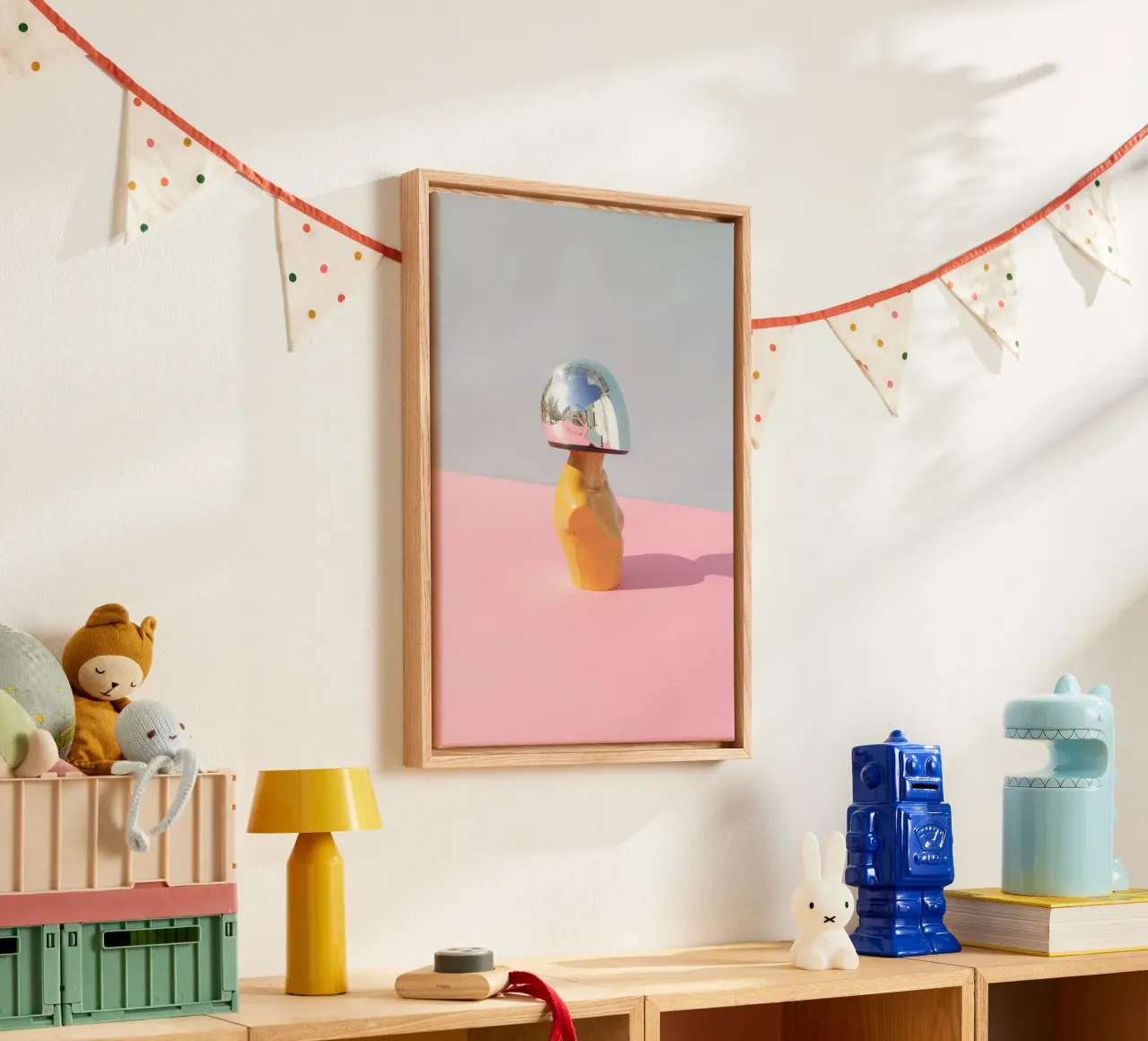 Gezichtsloos canvas met Baklijst van rafael campezato