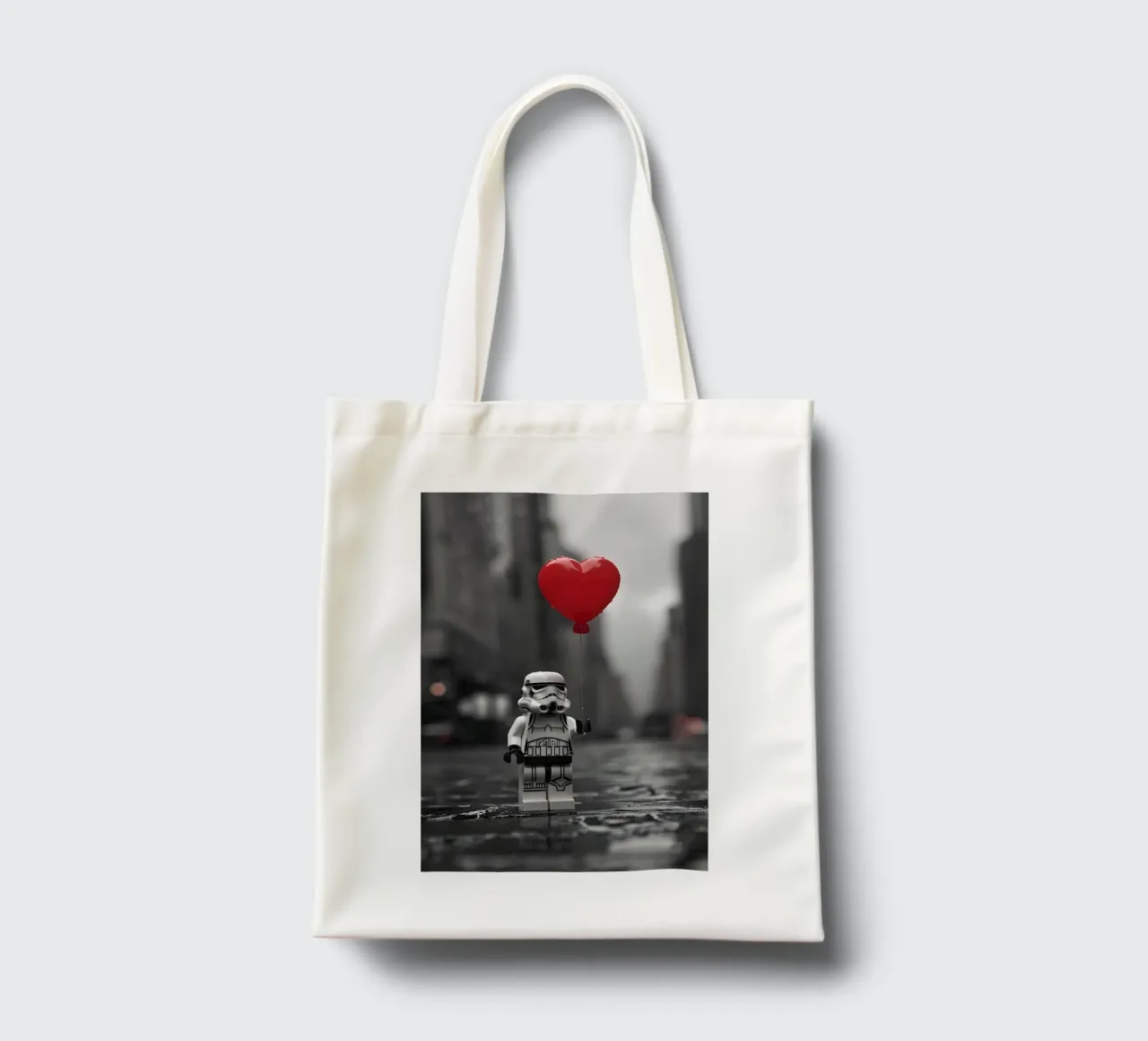 L'amore è forte in lui borsa in juta da M-Ulrich-Digital Art