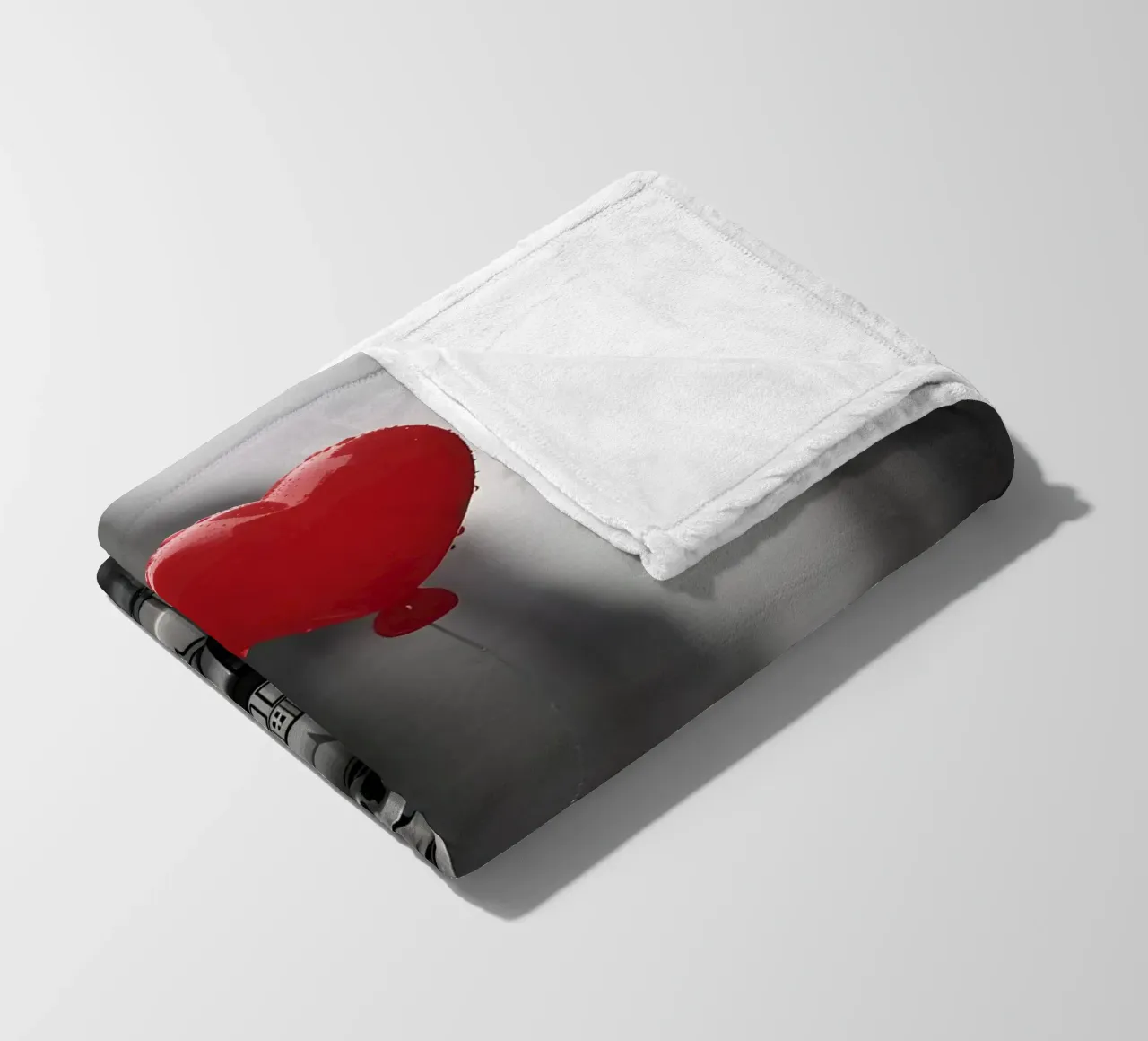L'amore è forte in lui coperta in pile da M-Ulrich-Digital Art
