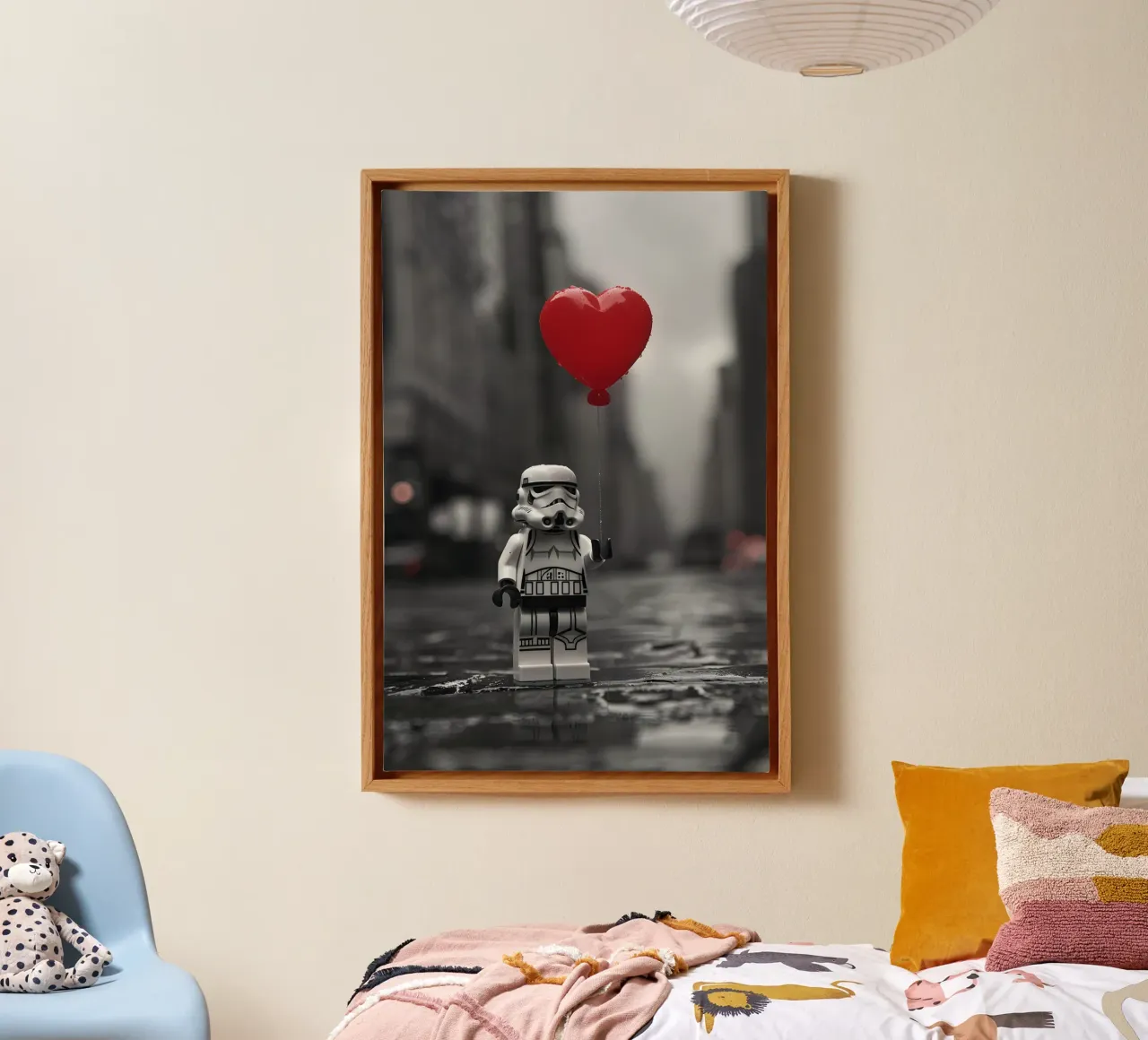 L'amore è forte in lui tela da M-Ulrich-Digital Art