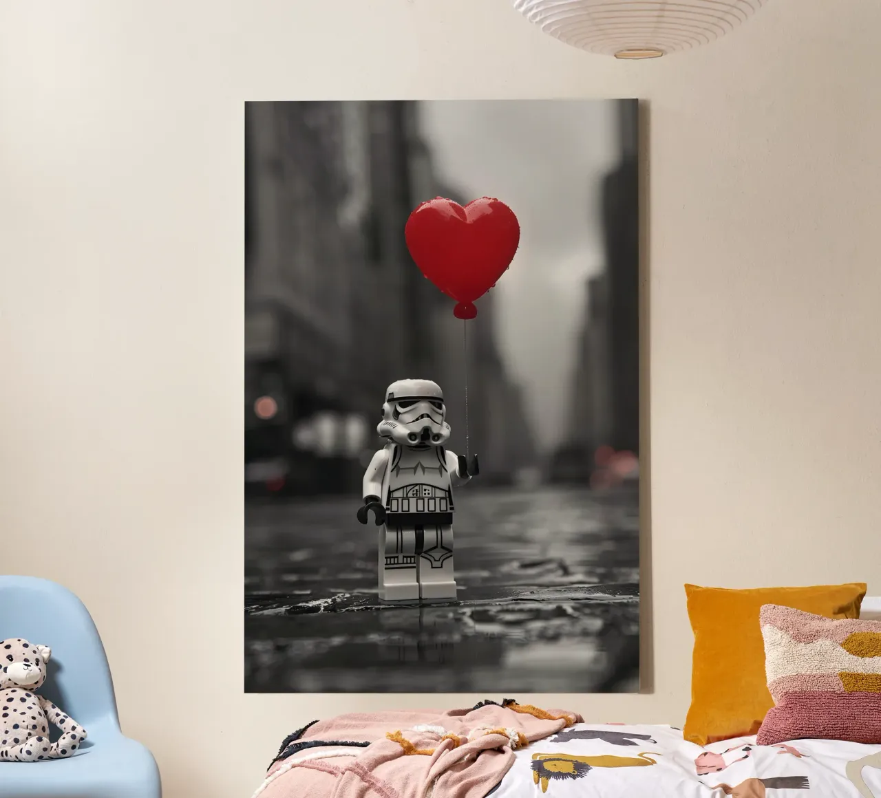L'amore è forte in lui tela da M-Ulrich-Digital Art