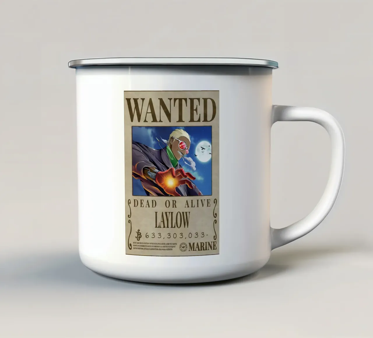 Cercasi Layloww tazza in smalto da Collins Shop