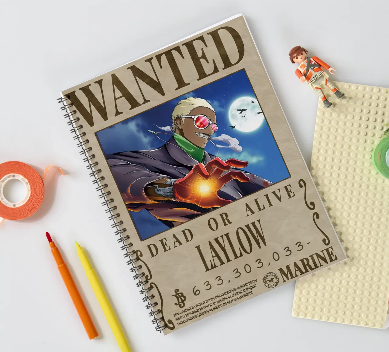 Wanted Layloww spiral notebook by Collins Shop