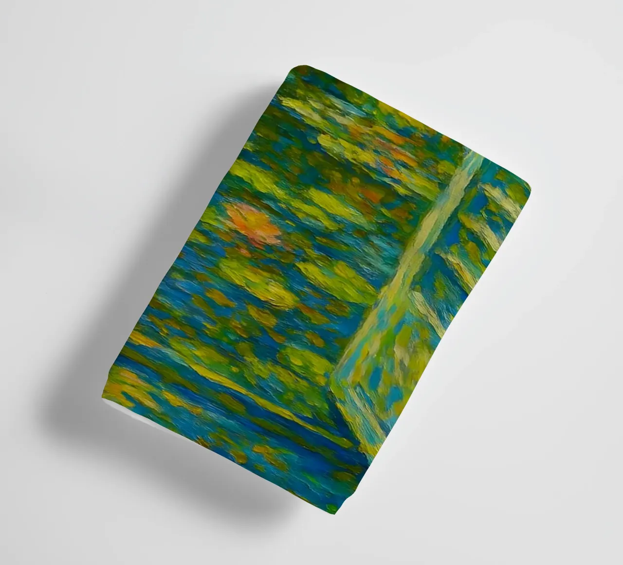 Stagno di ninfee in stile Monet asciugamano da bagno da ARTOMATIC