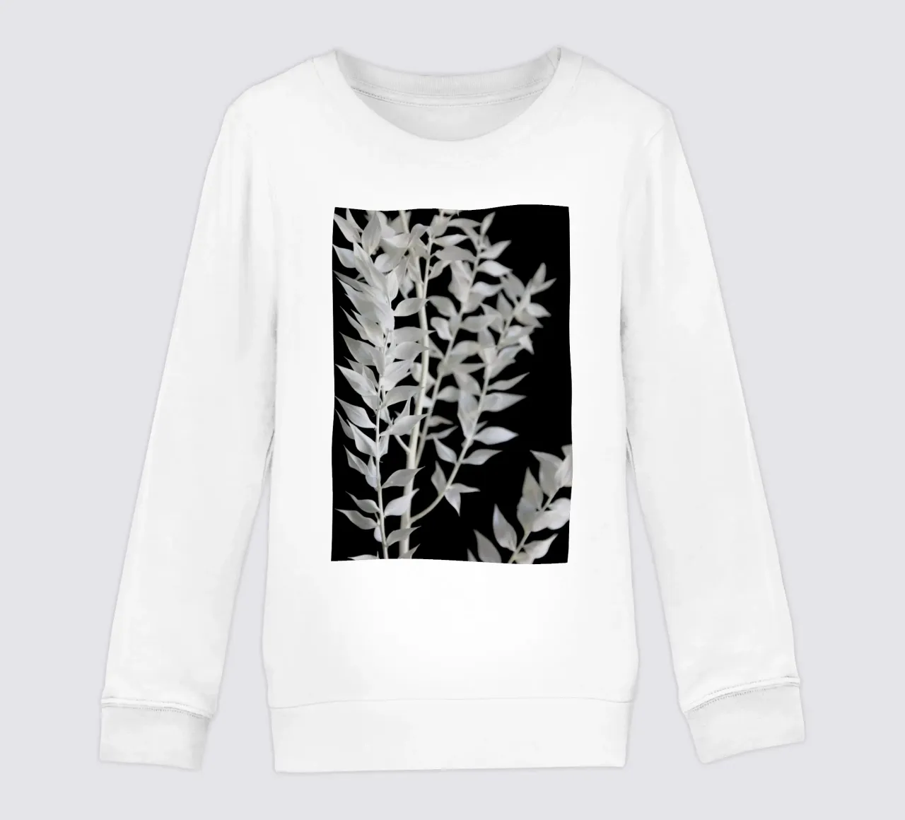 Minimal Black & White Branch sudadera para niño de Studio Nahili