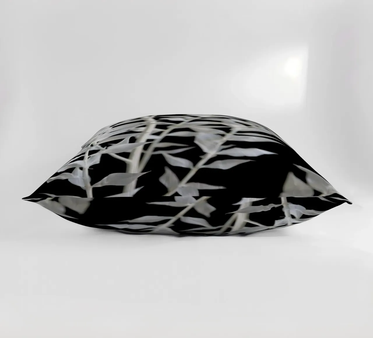 Minimal Black & White Branch cuscino da Studio Nahili