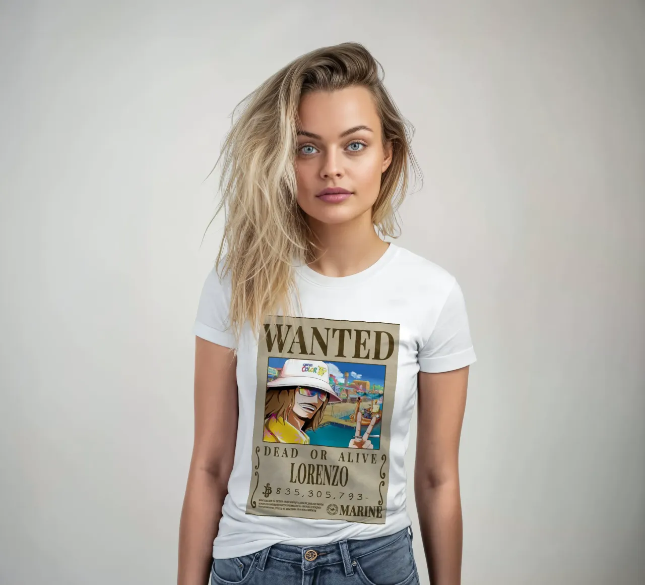 Gesucht Lorenzo Frauen T-Shirt von Collins Shop