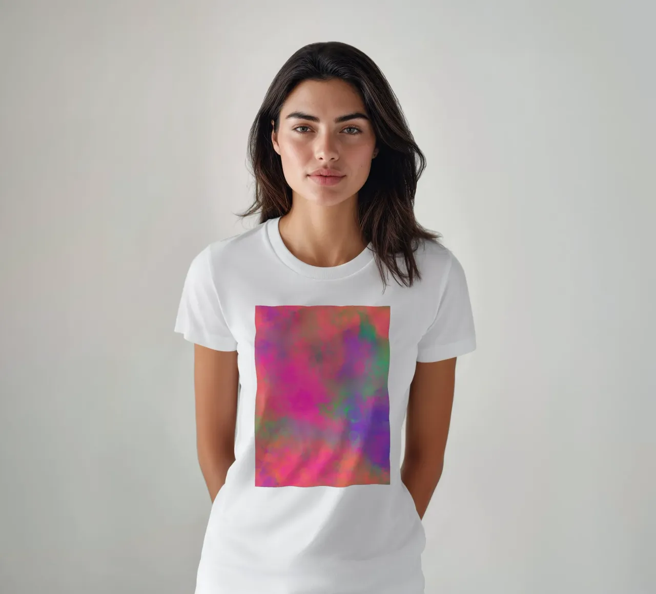 Fuochi d'artificio di colore - Gioia astratta del colore t-shirt da Petra Lang