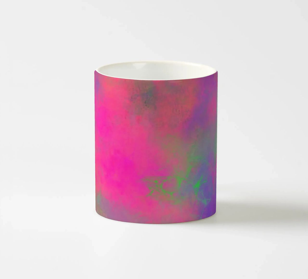Fuochi d'artificio di colore - Gioia astratta del colore tazza in ceramica da Petra Lang