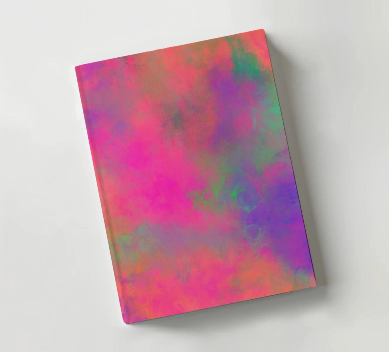 Fireworks of colour - Abstract joy of colour notebook by Petra Lang