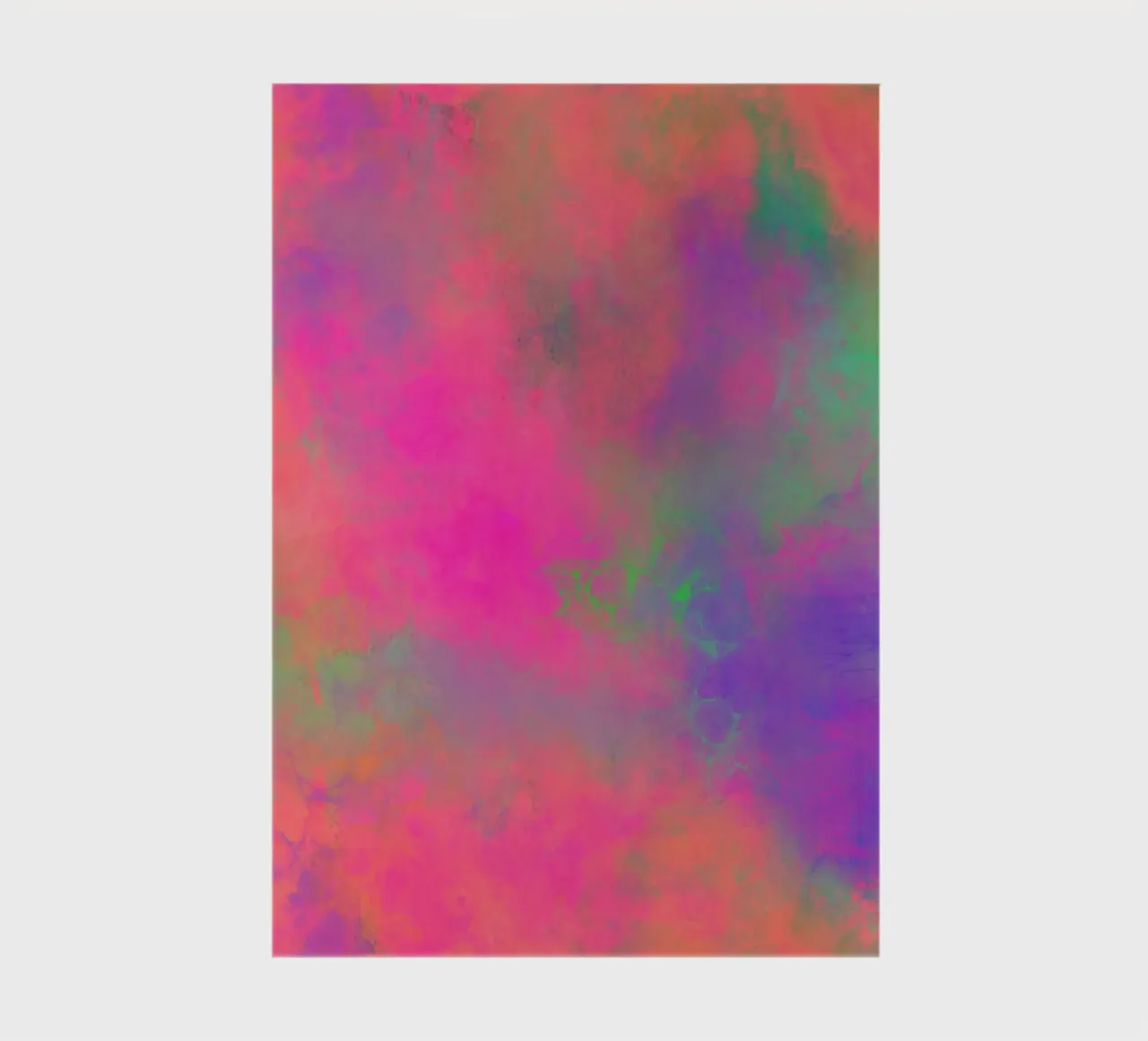 Fireworks of colour - Abstract joy of colour notebook by Petra Lang