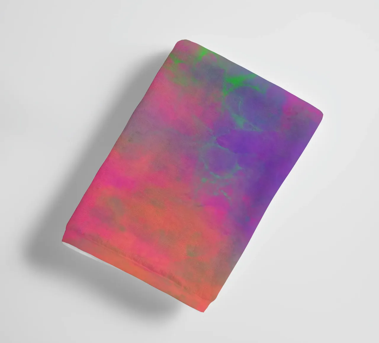 Fireworks of colour - Abstract joy of colour towel by Petra Lang