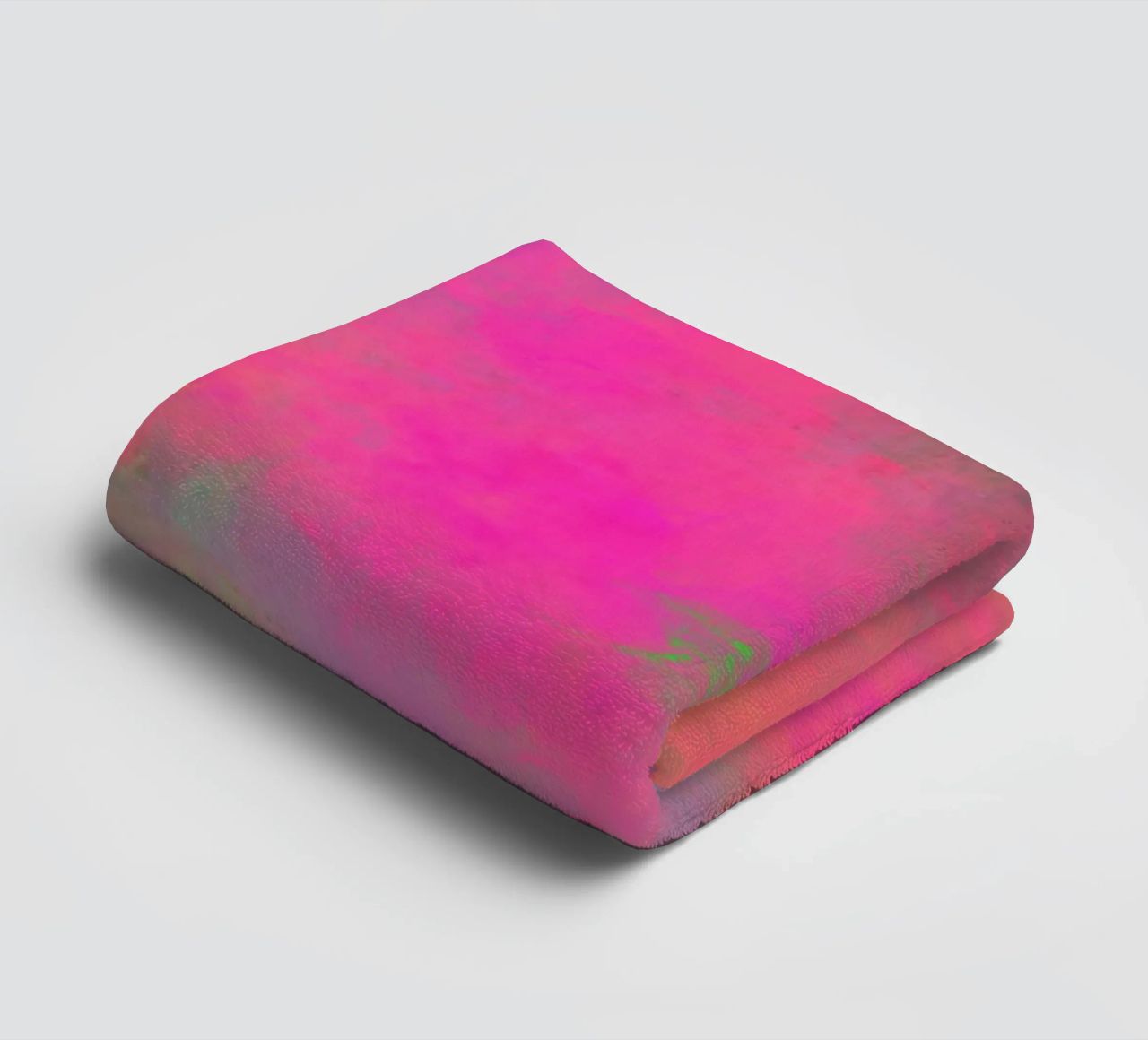 Fireworks of colour - Abstract joy of colour towel by Petra Lang