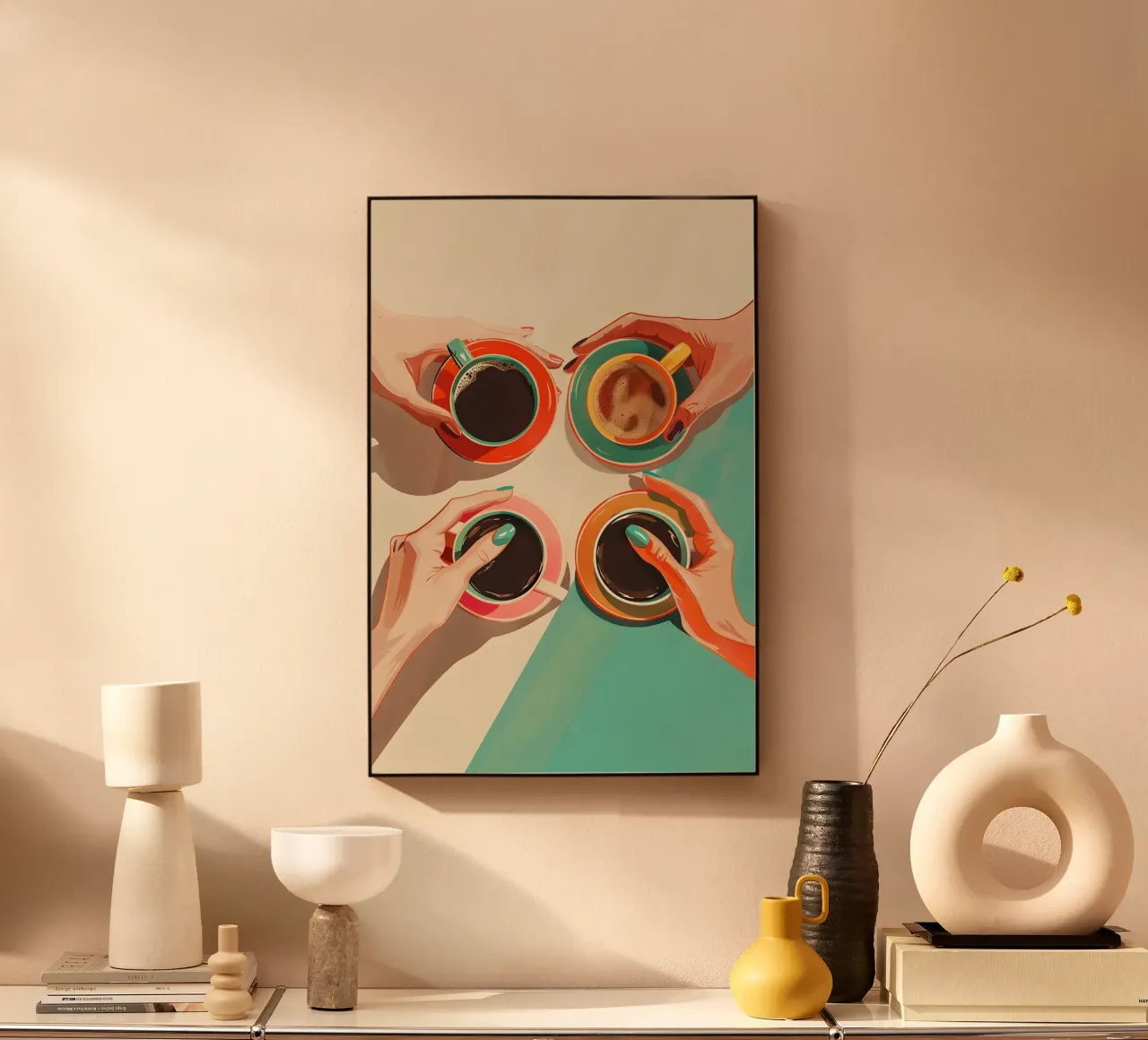 Coffee 4 everyone plexiglass da M-Ulrich-Digital Art