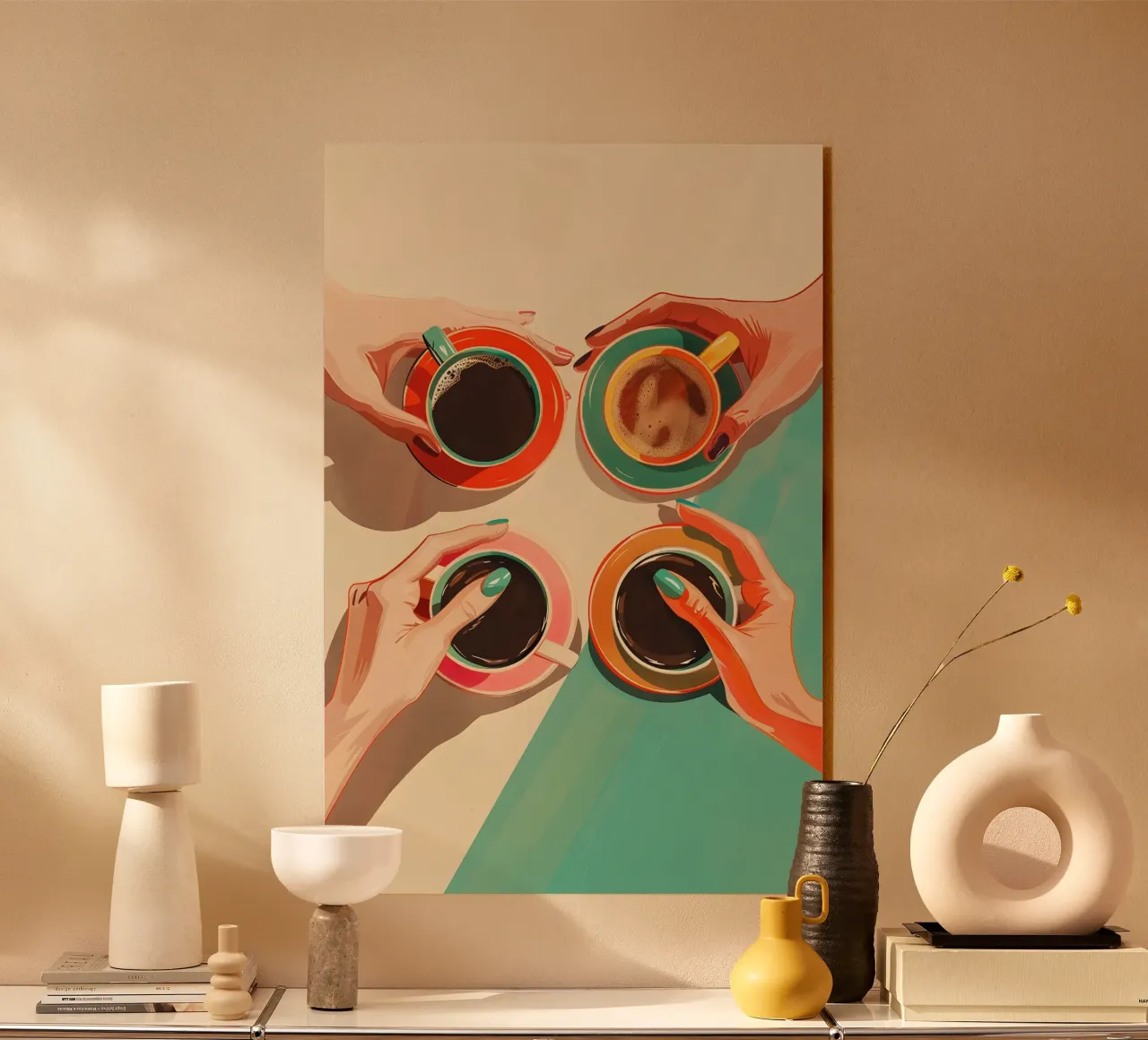 Coffee 4 everyone plexiglass da M-Ulrich-Digital Art