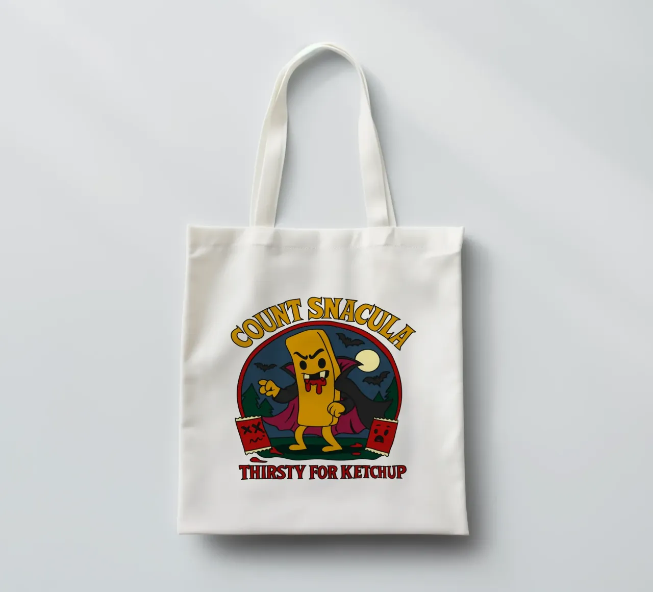 Conte Snacula borsa in juta da Loobs
