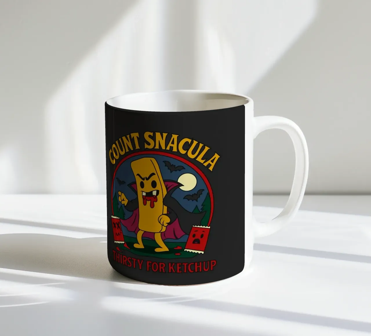 Graf Snacula Keramik Tasse von Loobs