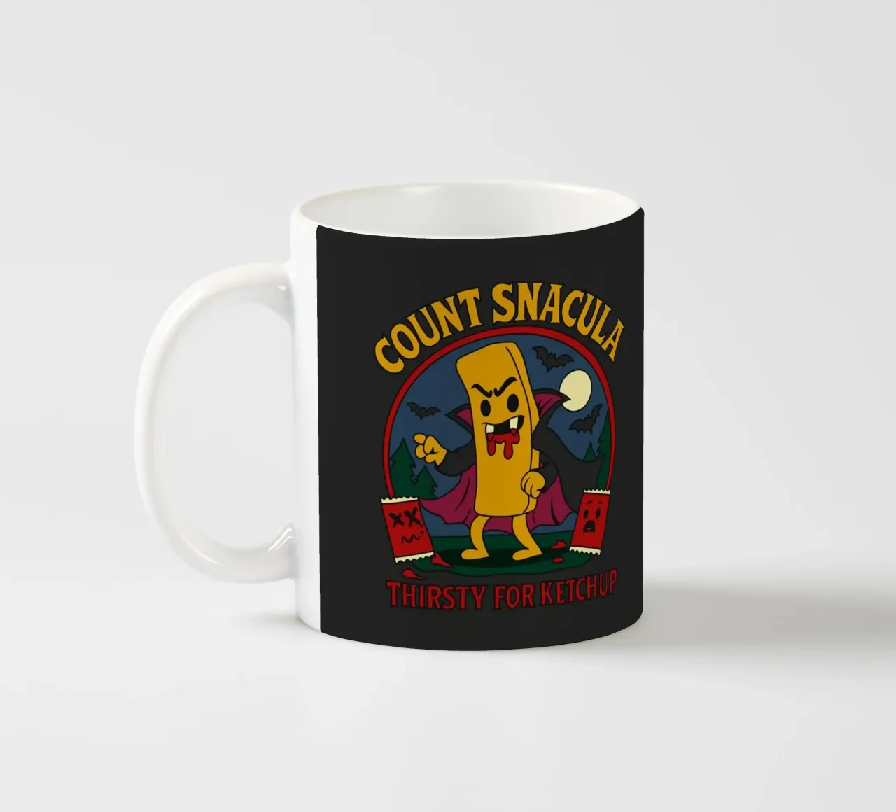 Graf Snacula Keramik Tasse von Loobs