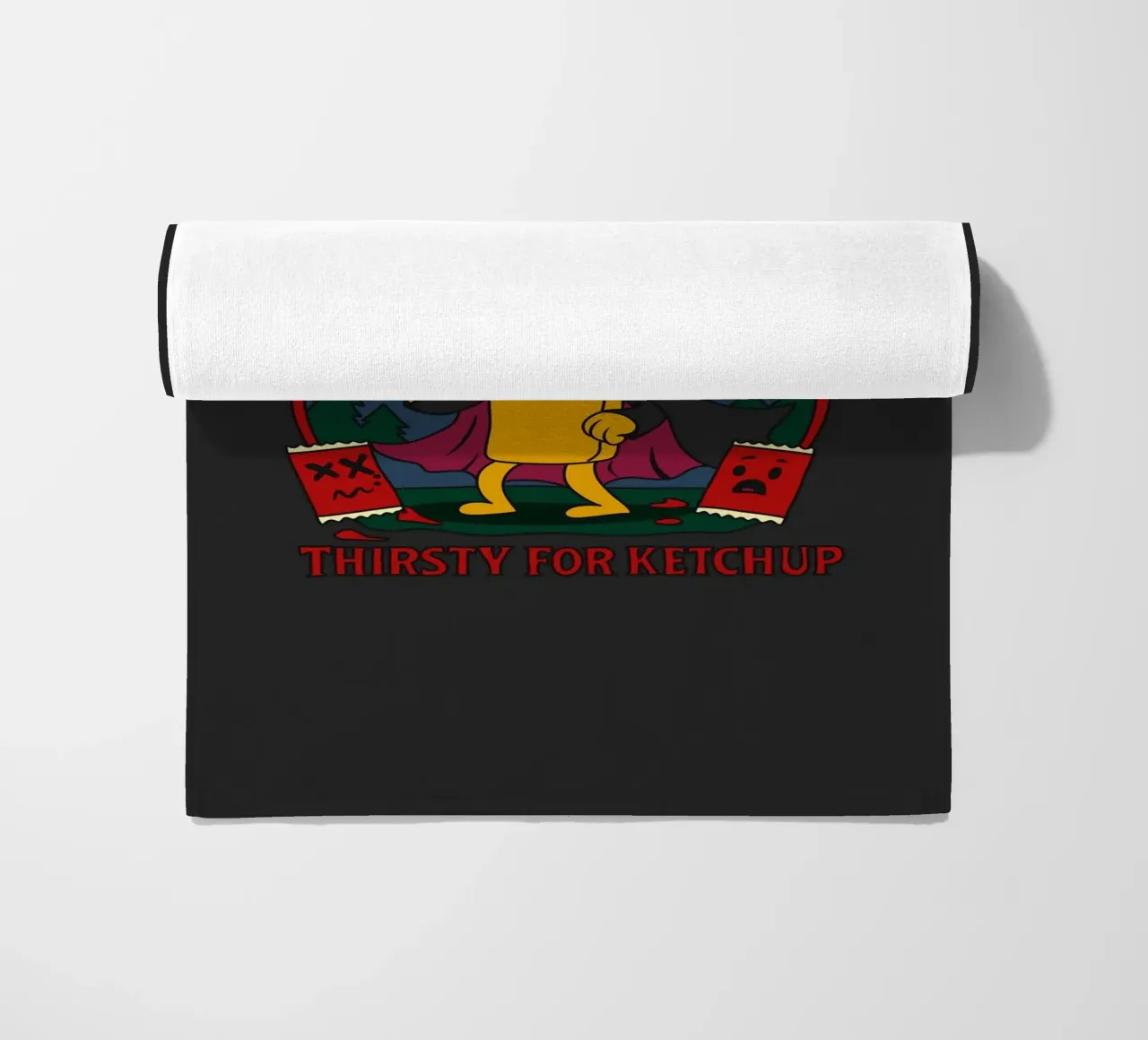 Count Snacula beach towel by Loobs